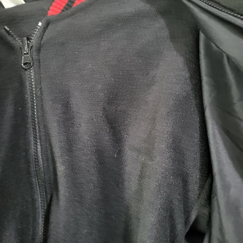 VTG Disney Wide World of Sports Bomber Varsity Jacket SZ M y2k Black - Picture 6 of 11